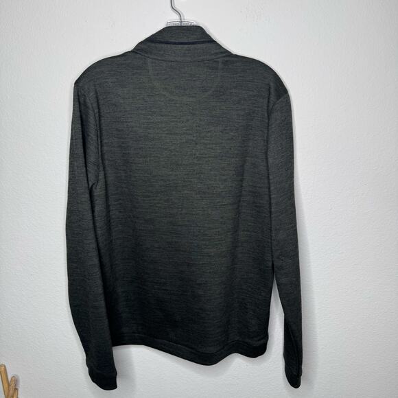 carbon2cobalt Men’s Long Sleeve Button Neck Pullover Dark Green Size S Casual - Picture 3 of 6